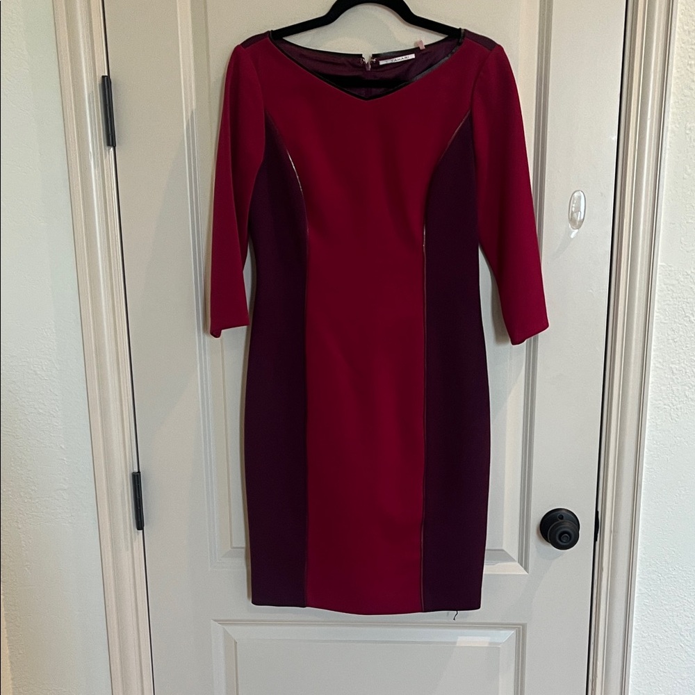 Tahari Pink and Purple Women's Dress